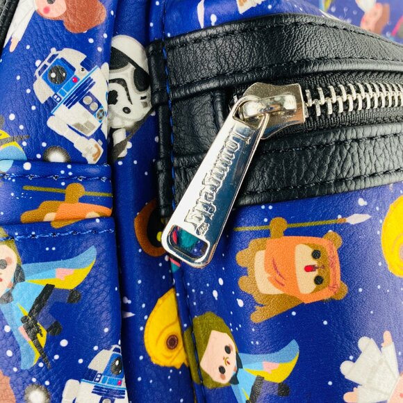 Disney Parks Exclusive X Loungefly Star Wars Chibi Backpack Collectible NWOT - Picture 14 of 16